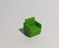 fauteuil vert