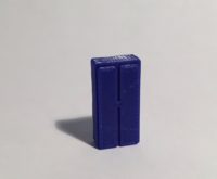 Magnet armoire haute étroite bleue